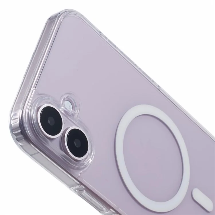 Série Crimpal Clear de Niveau x Pour L'iphone 16 Case Tpu + pc Couvercle du Téléphone Compatible Avec Magsafe - Transparent