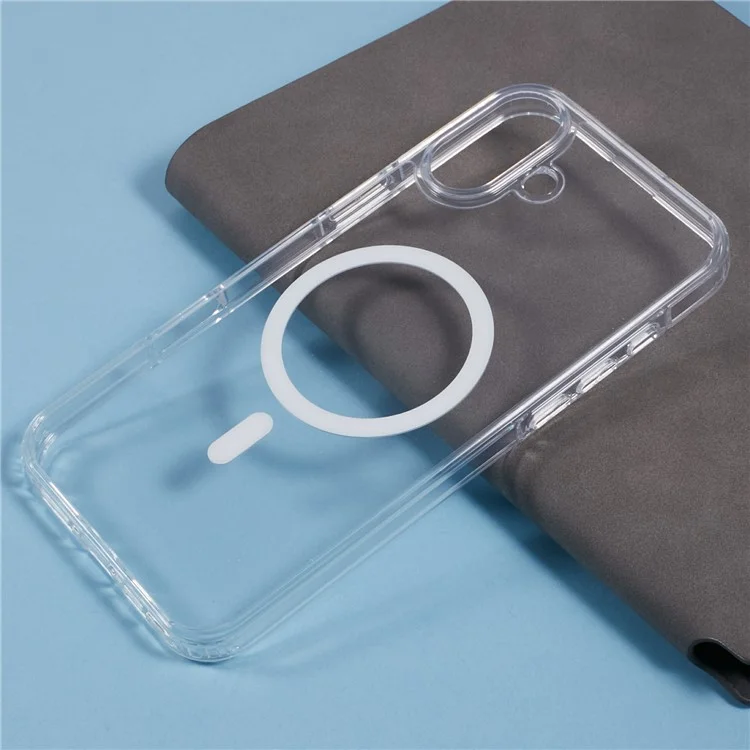 Série Crimpal Clear de Niveau x Pour L'iphone 16 Case Tpu + pc Couvercle du Téléphone Compatible Avec Magsafe - Transparent