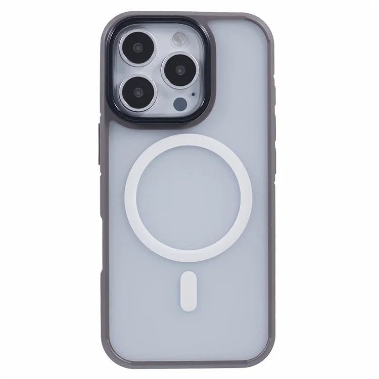 le Niveau x Pour L'iphone 16 Pro Case Compatible Avec Magsafe pc + Tpu Matte Hover - Gris