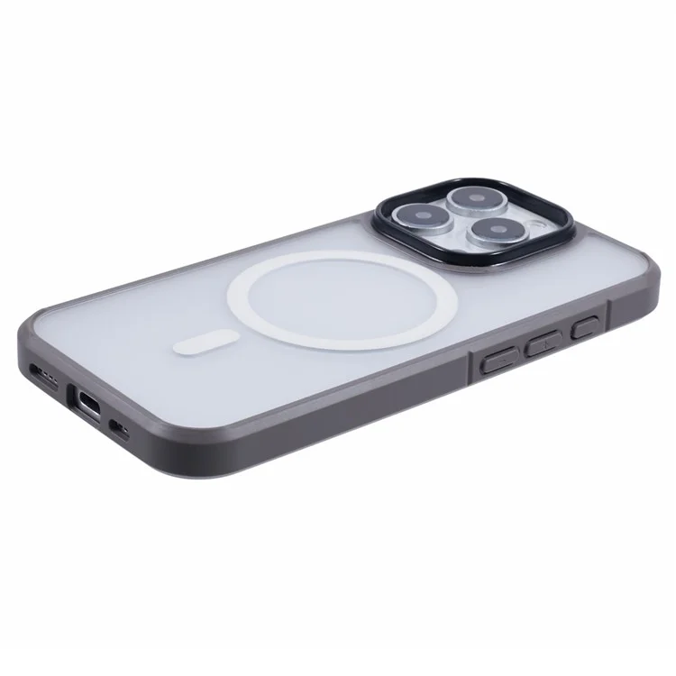 le Niveau x Pour L'iphone 16 Pro Case Compatible Avec Magsafe pc + Tpu Matte Hover - Gris