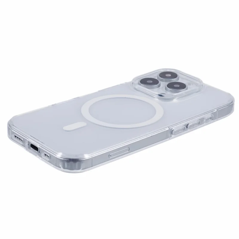 X-LEVEL For iPhone 16 Pro Case Compatible with MagSafe PC+TPU Matte Phone Cover - Transparent
