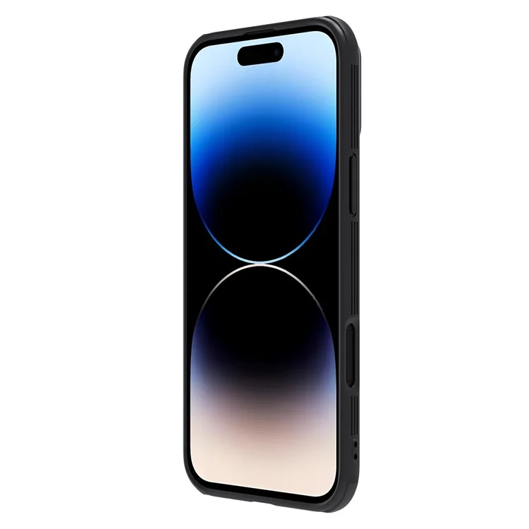 NILLKIN Camshield Pro Series for iPhone 16 Pro Max Case PC+TPU Slide Camera Lid Phone Cover - Black