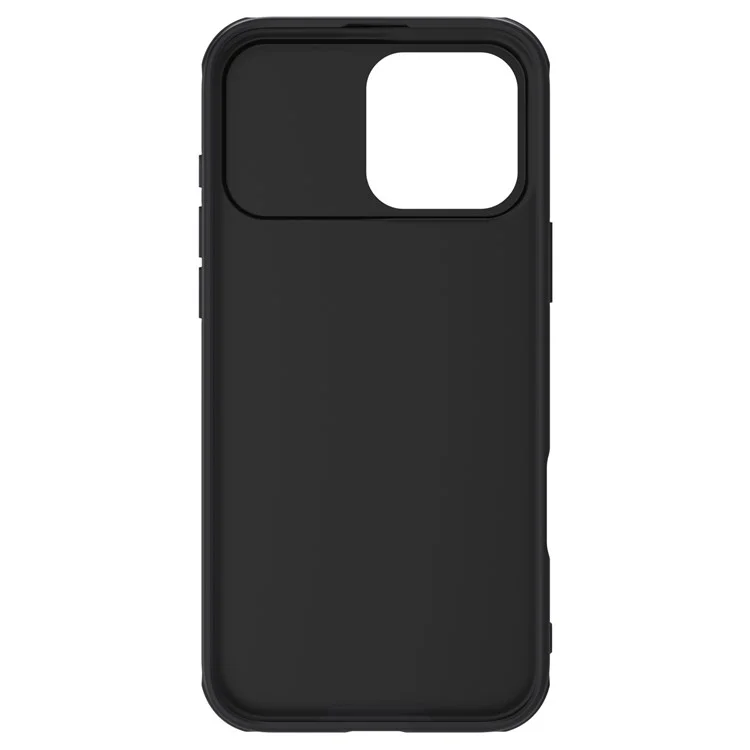 NILLKIN Camshield Pro Series for iPhone 16 Pro Max Case PC+TPU Slide Camera Lid Phone Cover - Black