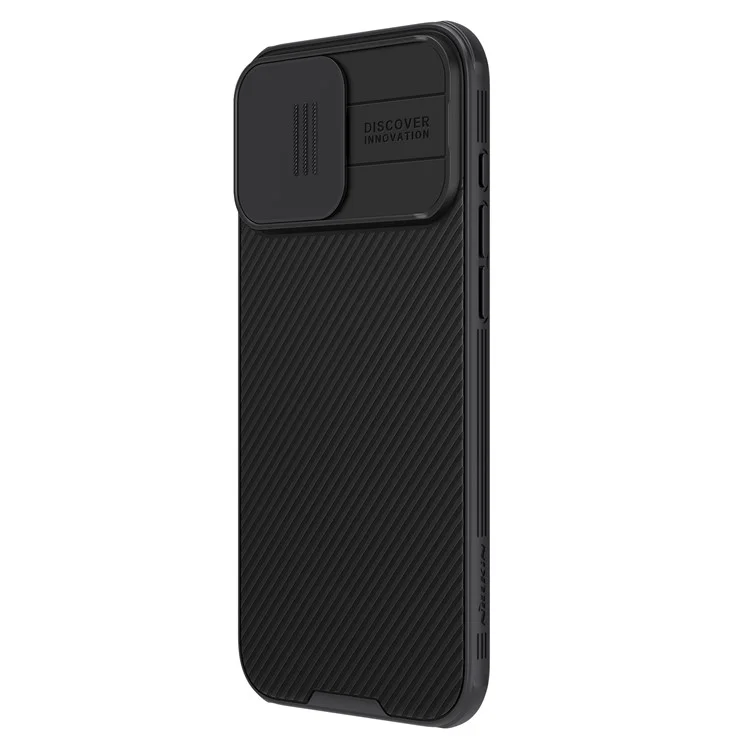 NILLKIN Camshield Pro for iPhone 16 Pro Max Case Compatible with MagSafe TPU+PC Phone Cover with Slider Camera - Black