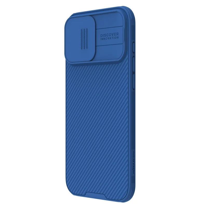 NILLKIN CamShield Pro for iPhone 16 Pro Max Case Compatible with MagSafe TPU+PC Phone Cover with Slider Camera - Blue