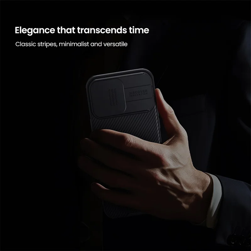 NILLKIN Camshield Pro for iPhone 16 Pro Case Compatible with MagSafe TPU+PC Phone Cover with Slider Camera - Blue