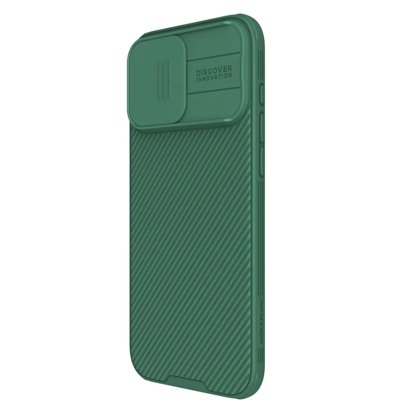 NILLKIN Camshield Pro for iPhone 16 Pro Case Compatible with MagSafe TPU+PC Phone Cover with Slider Camera - Green