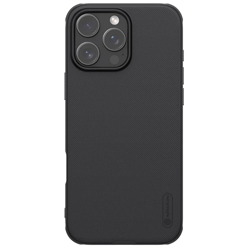 NILLKIN Super Frosted Shield Pro Per iPhone 16 Pro Max Case Matte PC+TPU Phone Cover - Nero