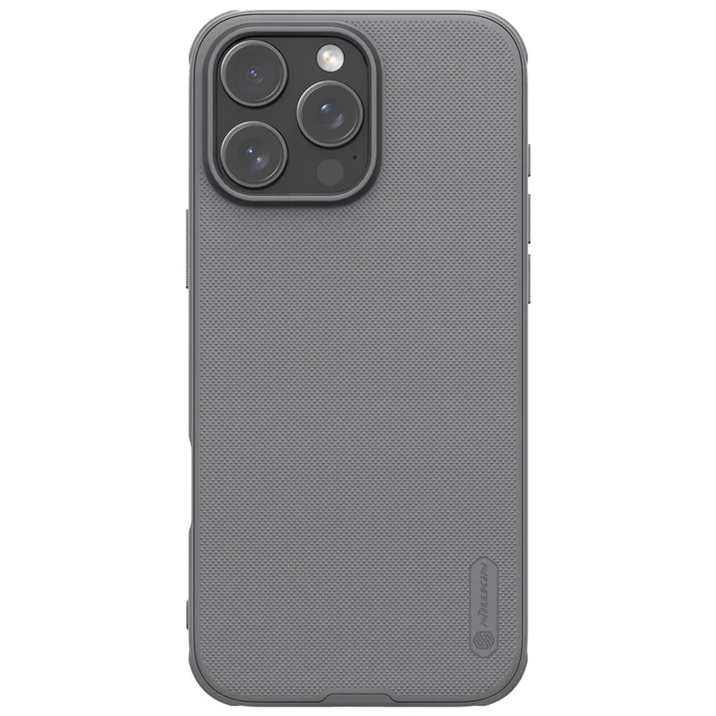NILLKIN Super Frosted Shield Pro For iPhone 16 Pro Max Case Matte PC+TPU Phone Cover - Grey