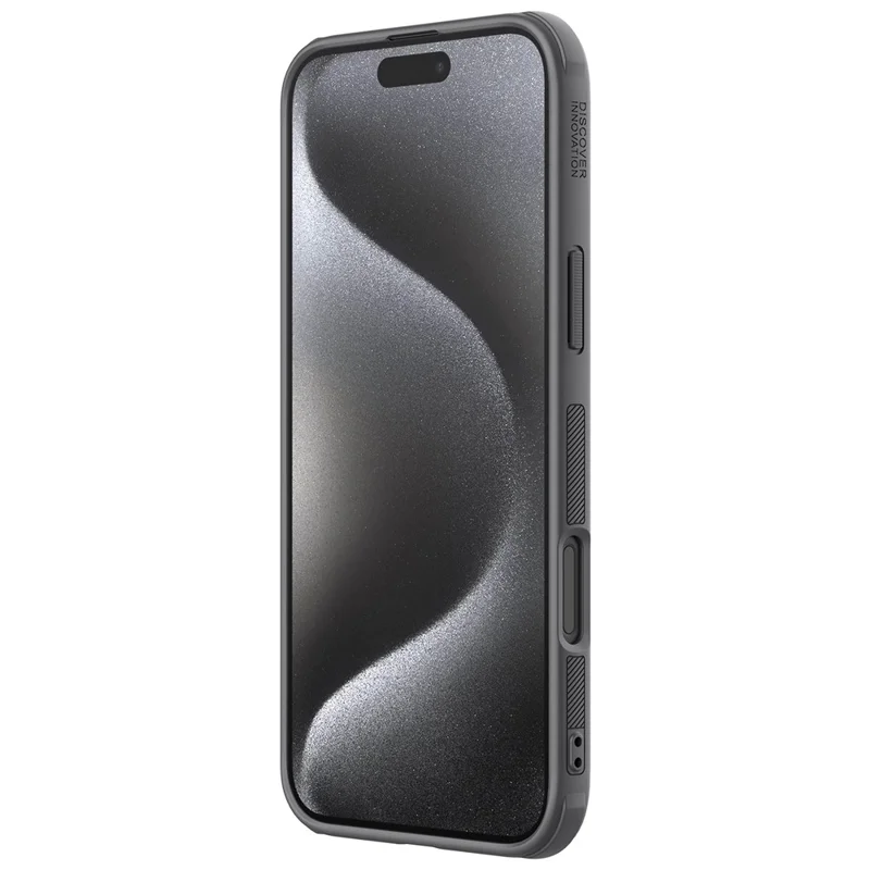 NILLKIN Super Frosted Shield Pro For iPhone 16 Pro Max Case Matte PC+TPU Phone Cover - Grey