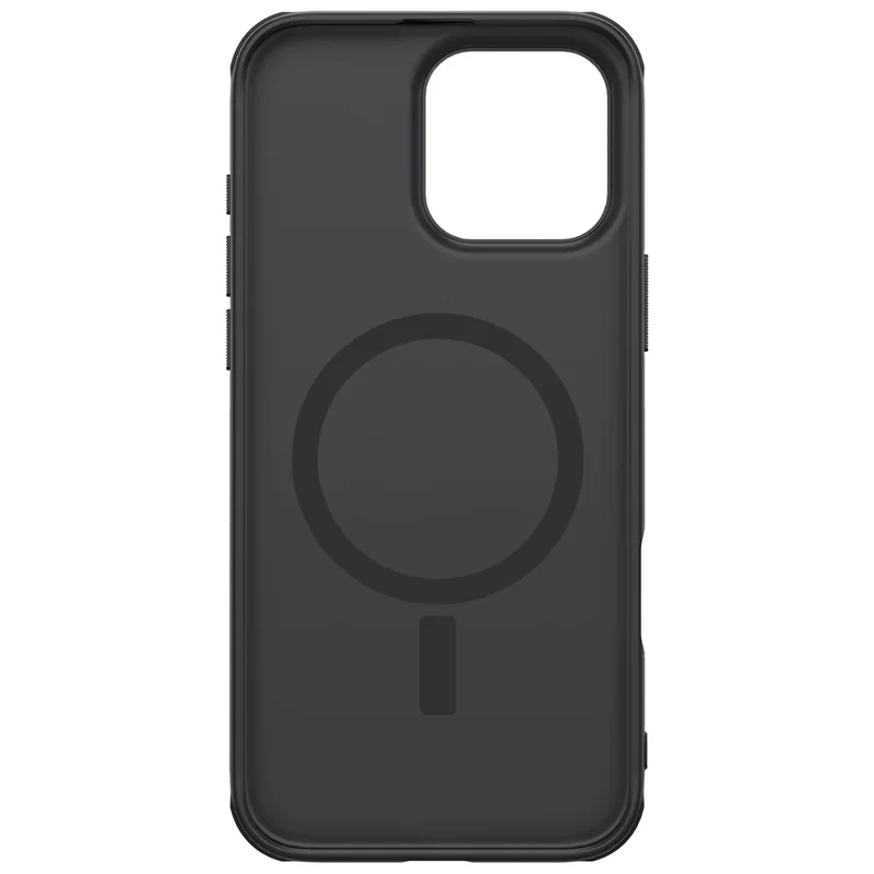 NILLKIN Frosted Shield Pro for iPhone 16 Pro Max Case Compatible with MagSafe PC+TPU Phone Cover - Black