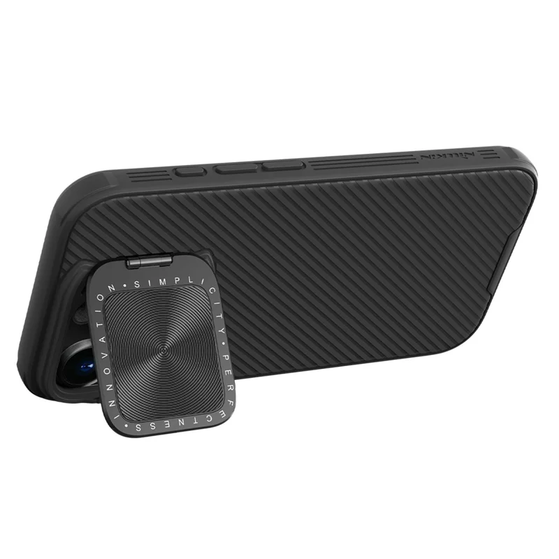 NILLKIN Camshield Prop Series for iPhone 16 Pro Case Slide Camera Protection PC + TPU Phone Cover - Black