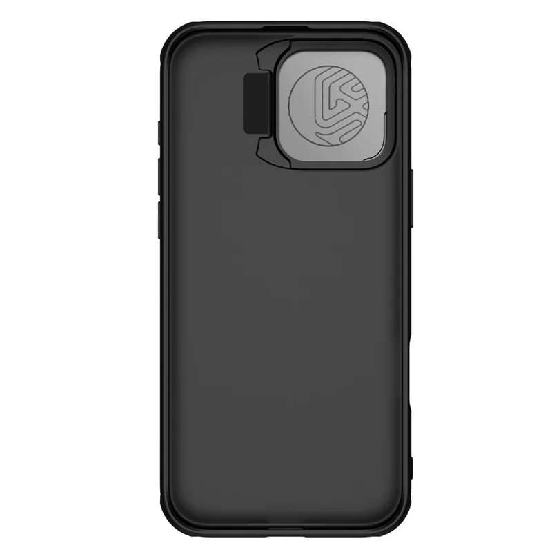 NILLKIN Camshield Prop Series for iPhone 16 Pro Max Case Slide Camera Protection PC + TPU Phone Cover - Black