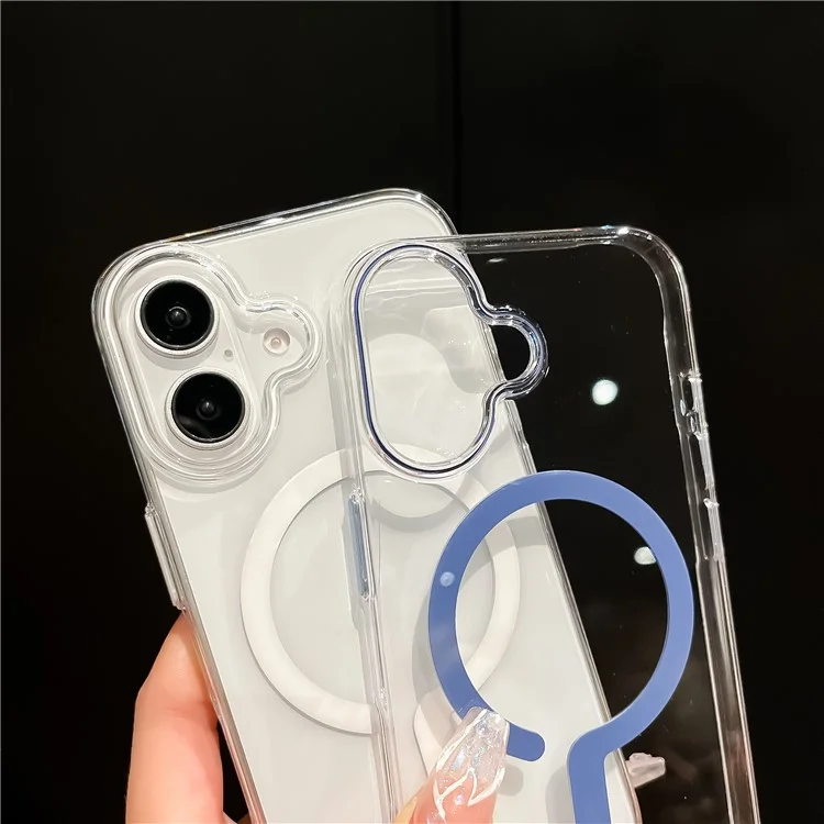 Für Das Iphone 16 Plus -fall Kompatibel Mit Magsafe Protective TPU+PC -telefonabdeckung - Weiß