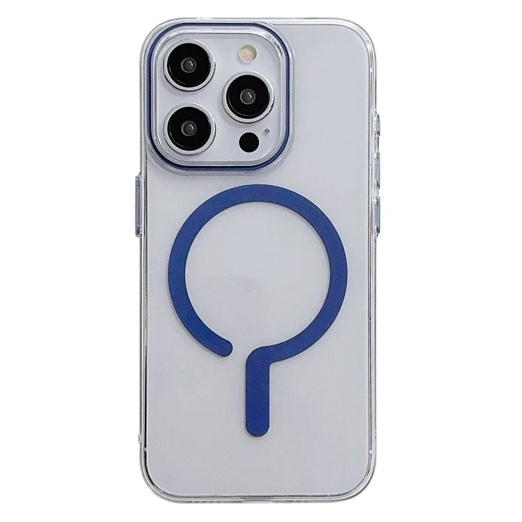 Per Iphone 16 Pro Case Compatibile Con MagSafe Protective TPU+PC Cover Per pc - Zaffiro
