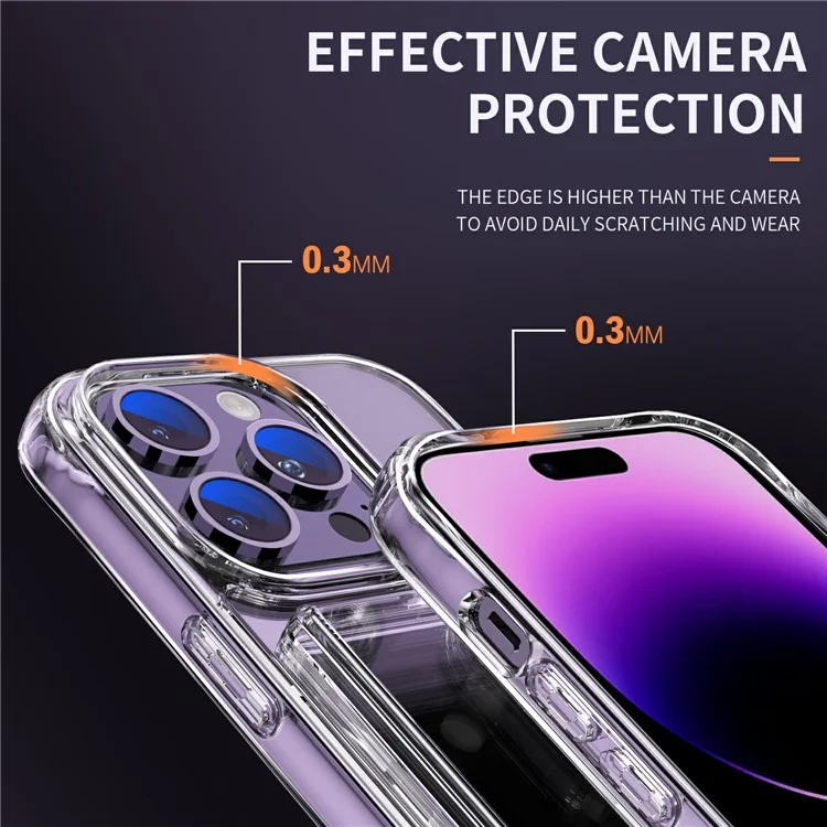 Защитный чехол из ТПУ с держателем для карт для iPhone 15 Pro
