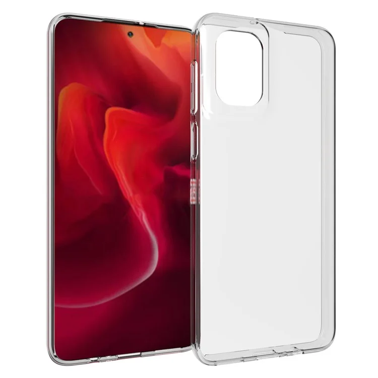 Per Motorola Moto G55 5G Custodia Telefonica Trasparente Resistente all'Acqua TPU Back Cover