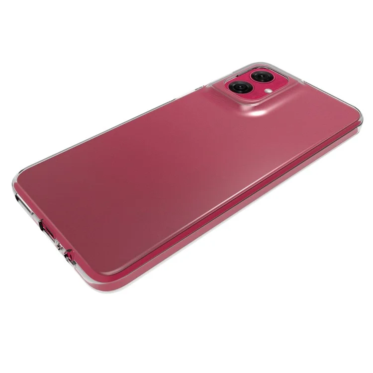 Per Motorola Moto G55 5G Custodia Telefonica Trasparente Resistente all'Acqua TPU Back Cover