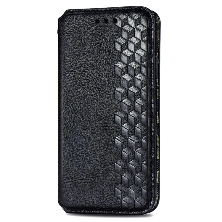 Per OnePlus Nord 4 Case Rhombus Imprint PU Leather Wallet Phone Cover - Nero