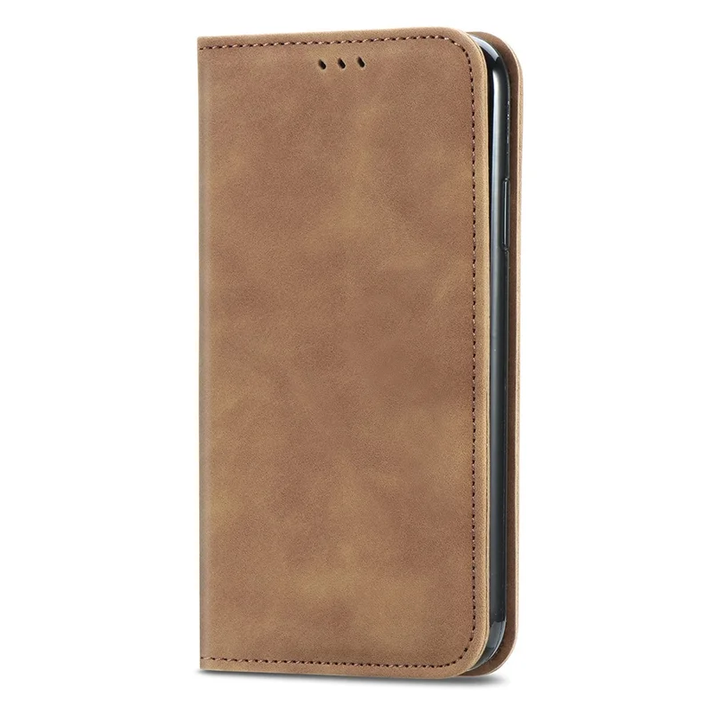 For OnePlus Nord 4 Leather Case with Card Holder Magnetic Absorption Phone Cover - Brown