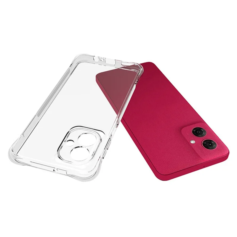For Motorola Moto G55 5G TPU Phone Case Non-Slip Transparent Mobile Phone Cover