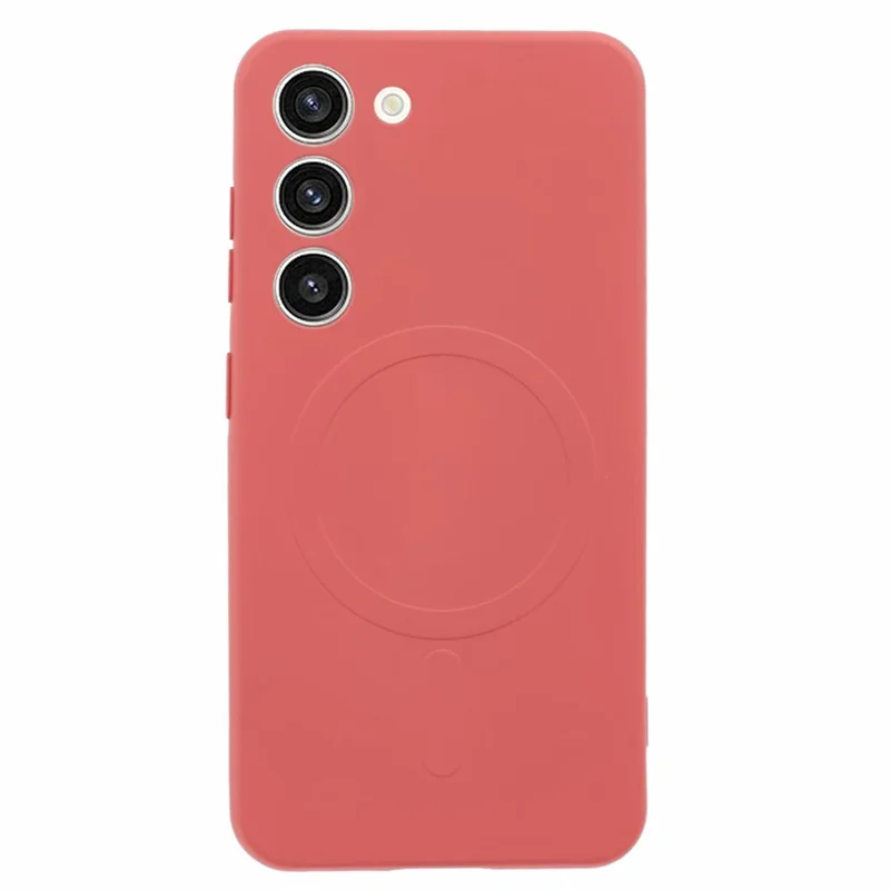 For Samsung Galaxy S23+ Case Shockproof TPU Phone Cover Magnetic Case - Camellia Red
