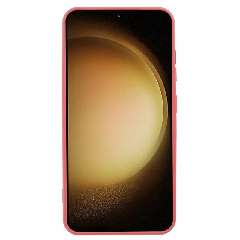 For Samsung Galaxy S23+ Case Shockproof TPU Phone Cover Magnetic Case - Camellia Red