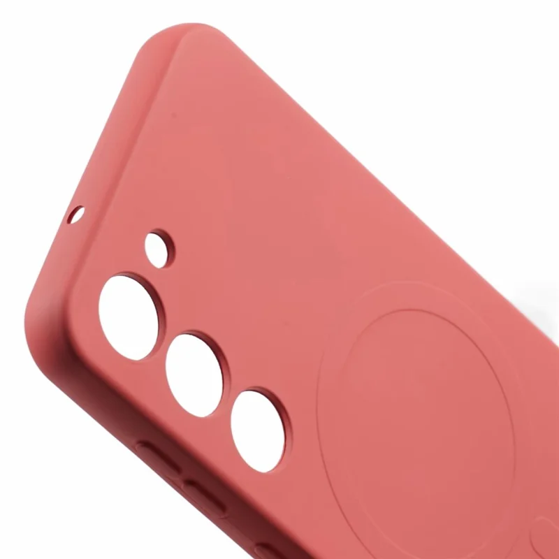 For Samsung Galaxy S23+ Case Shockproof TPU Phone Cover Magnetic Case - Camellia Red