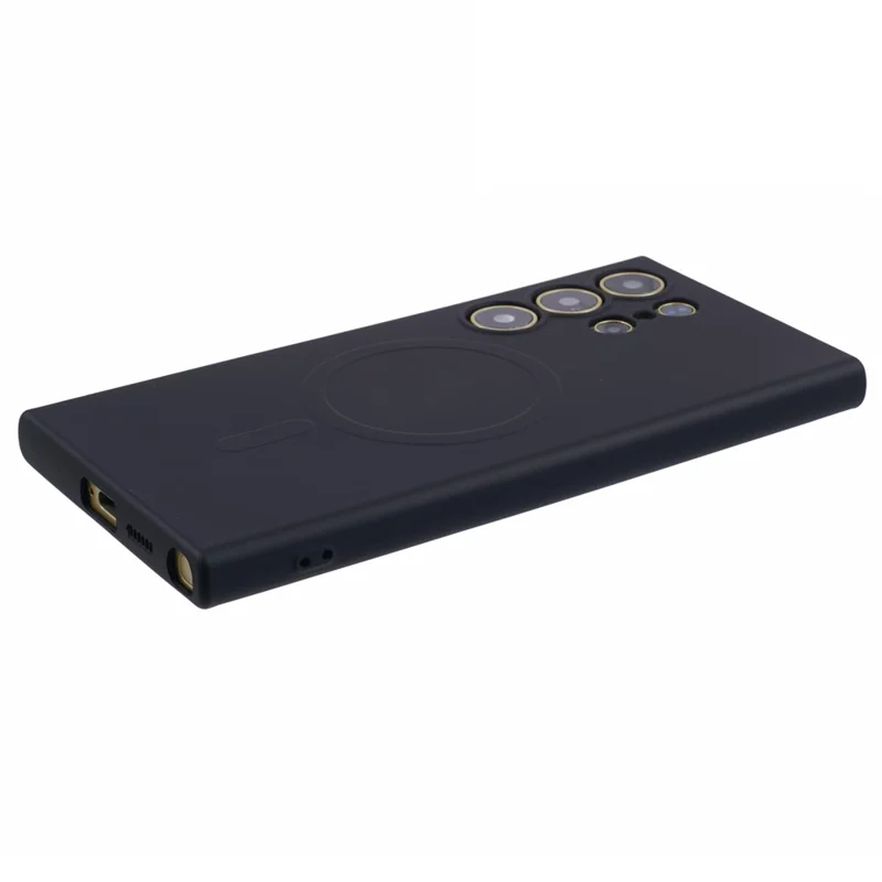 Pour Samsung Galaxy S23 Ultra Coque Antichoc TPU Étui Téléphone Compatible avec MagSafe - Noir