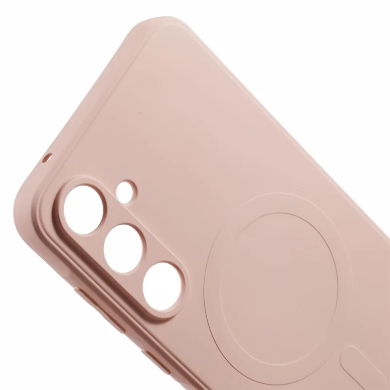 For Samsung Galaxy A15 4G / 5G Case Shockproof TPU Phone Cover Magnetic Case - Pink