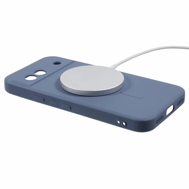 For Google Pixel 7a Case Shockproof TPU Phone Cover Magnetic Case - Lavender Grey