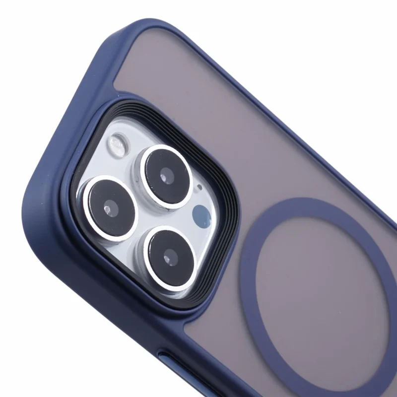 Для Iphone 16 Pro Case, Совместимый с Magsafe Tpu+пк Пробуждением - Синий