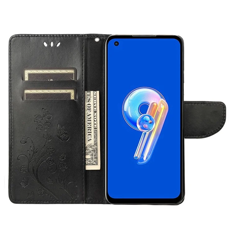 Для Asus Zenfone 9 5G PU - Черный