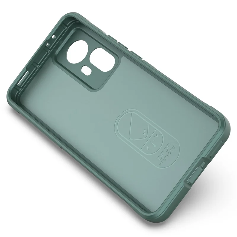 Para Xiaomi Redmi K50 Ultra 5G Caixa de Proteção Proteção TPU Soft TPU Topela Tape de Volta - Verde