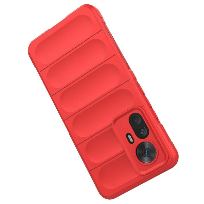 Für Xiaomi Redmi K50 Ultra 5G / 12T 5G Schutzhülle, stoßfest, weiche TPU-Handyhülle - Rot