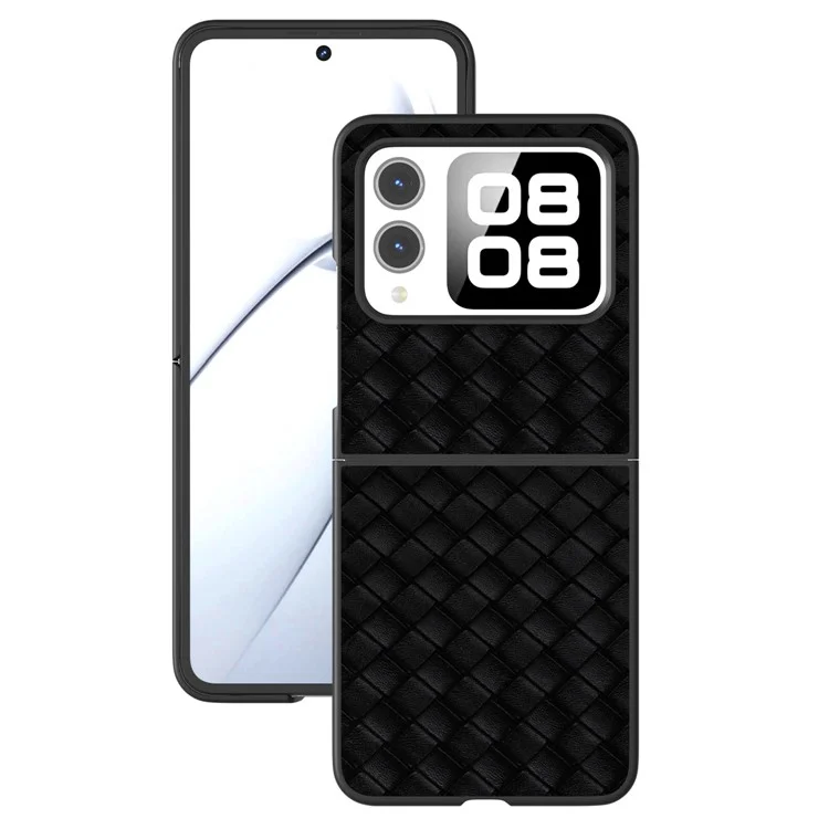 Для Huawei Nova Flip 5G Case Case Toay Texture PU - Черный