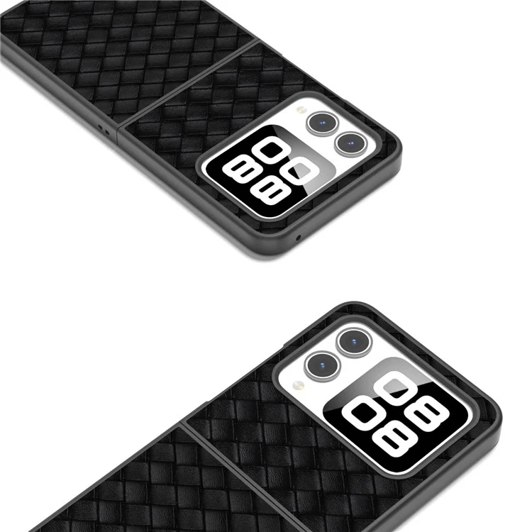 Для Huawei Nova Flip 5G Case Case Toay Texture PU - Черный