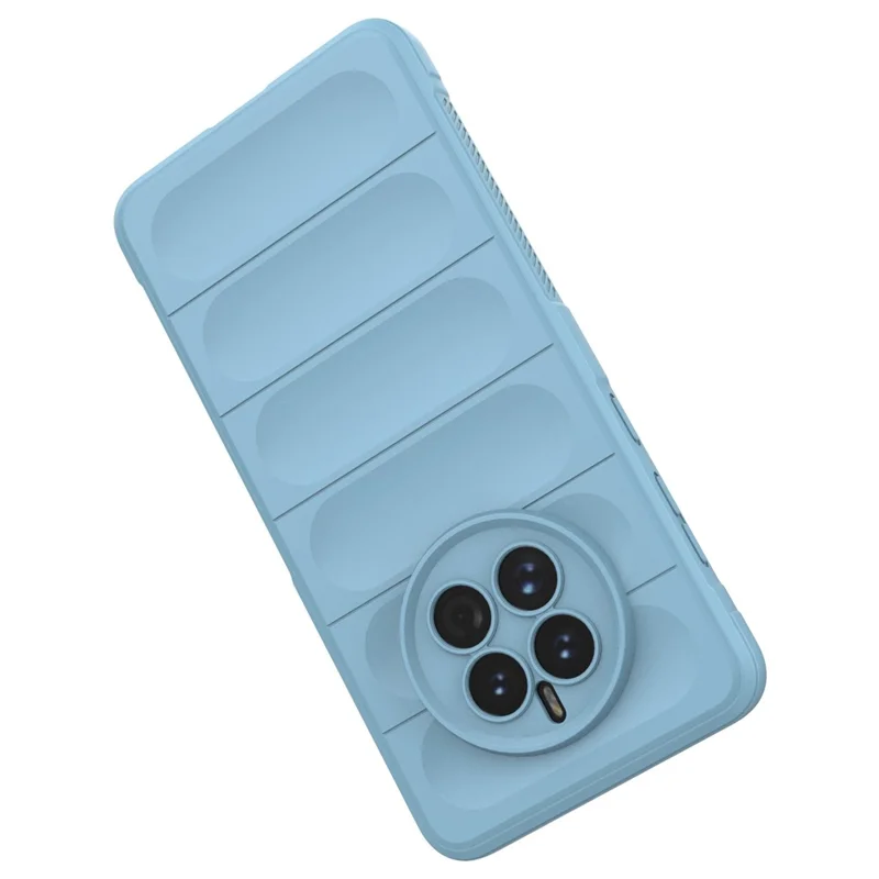 For Huawei Mate 50 4G Anti-drop Soft TPU Phone Case Scratch-resistant Mobile Phone Back Cover - Baby Blue