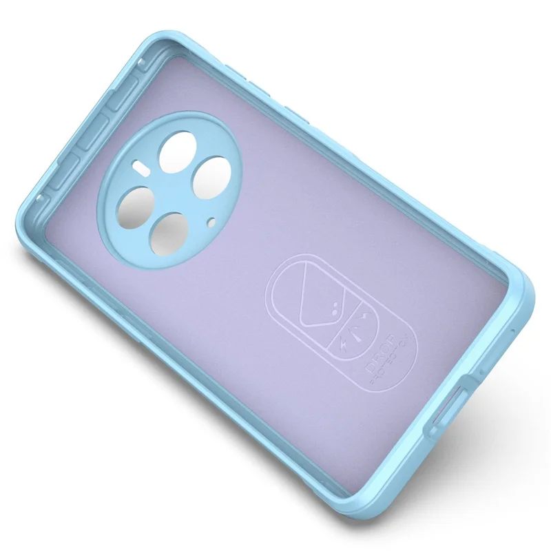 Für Huawei Mate 50 Pro 4G Kratzfeste Handyhülle Schutzhülle Stoßfest Weiche TPU Handytasche - Babyblau