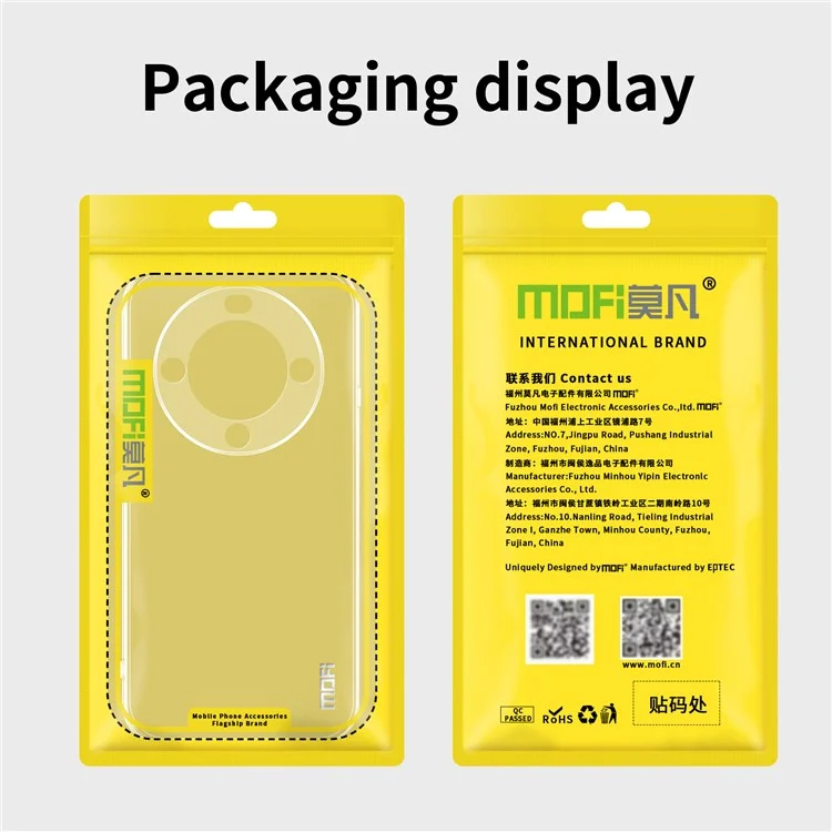 Mofi Para Huawei Maimang 30 5g Capa Anti-arranhão Tampa de Telefone Tpu Macio e Transparente
