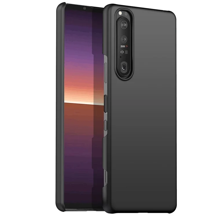 Für Sony Xperia 1 IV 5G Ultra Slim Handyhülle Kratzfeste harte PC-Handyhülle - Schwarz
