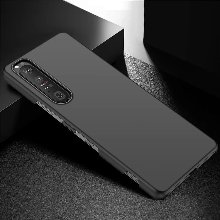 Für Sony Xperia 1 IV 5G Ultra Slim Handyhülle Kratzfeste harte PC-Handyhülle - Schwarz