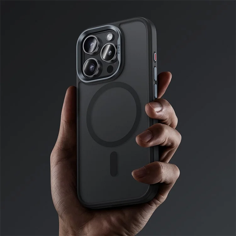 BENKS For iPhone 16 Pro Max Magnetic Case Skin-Touch Matte PC+TPU Cover Compatible with MagSafe - Black