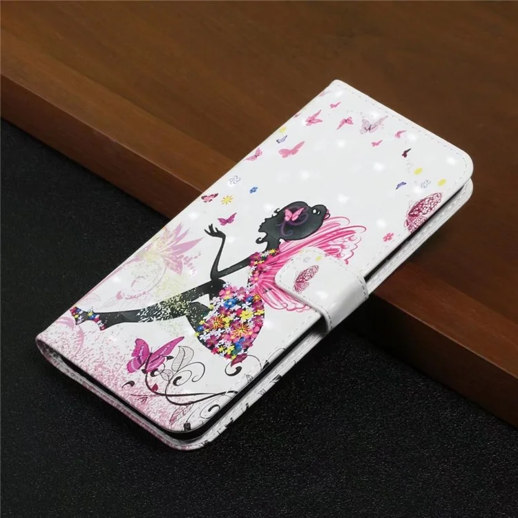 For Xiaomi Poco X6 5G / Redmi Note 13 Pro 5G Case 3D Creative Pattern PU Leather Stand Phone Cover - Girl