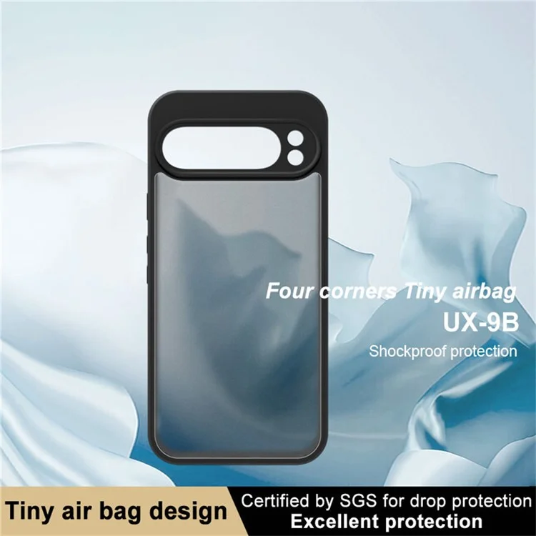 Série IMAK UX-9B Pour Google Pixel 9 Pro XL Case Tiny Airbag pc + Tpu Matte Téléphone