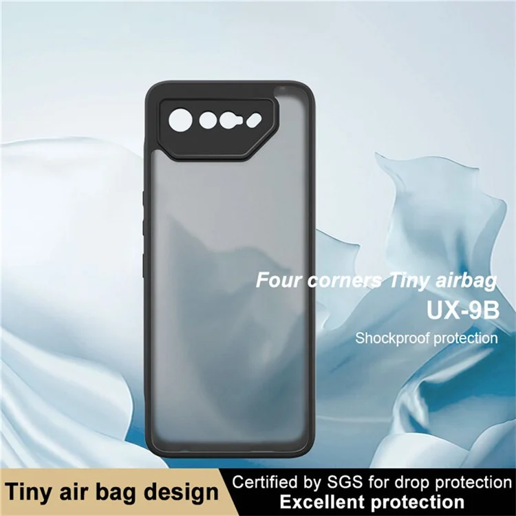 Serie IMAK UX-9B Para el Teléfono Asus Rog 7 Ultimate 5G / 7 Pro / 7 5 g Case Tiny Airbag PC+TPU Matte Telephip Cover