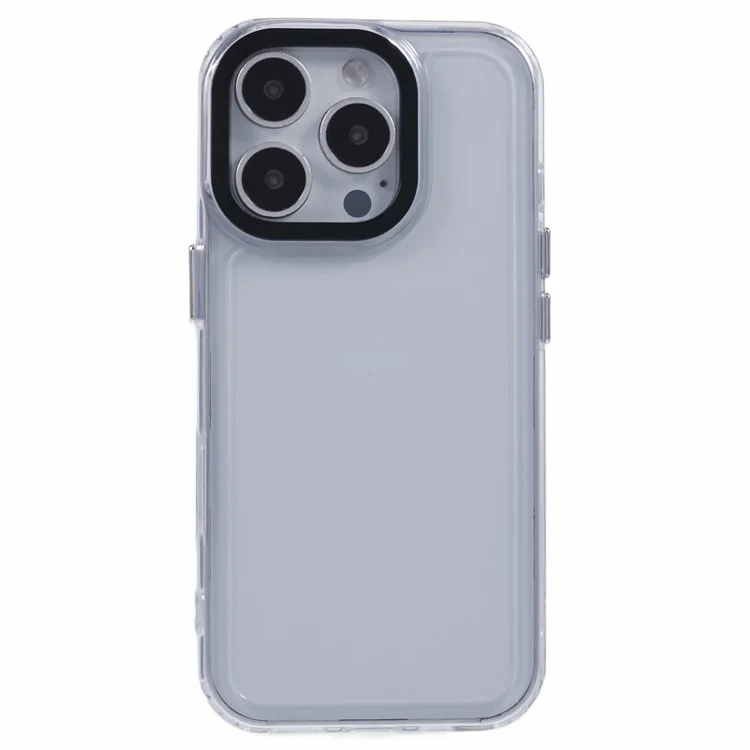 For iPhone 16 Pro Max Clear Phone Case PC+TPU Hybrid Back Cover - Transparent