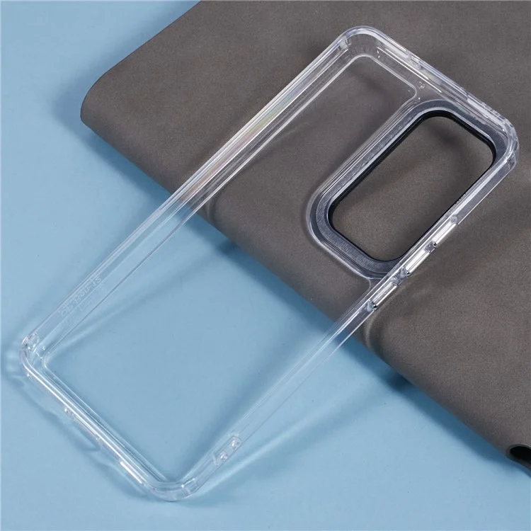 Para Oppo Reno12 Pro 5G (Global) Clear Telephip Case PC+TPU Hybrid Back Cover - Transparente