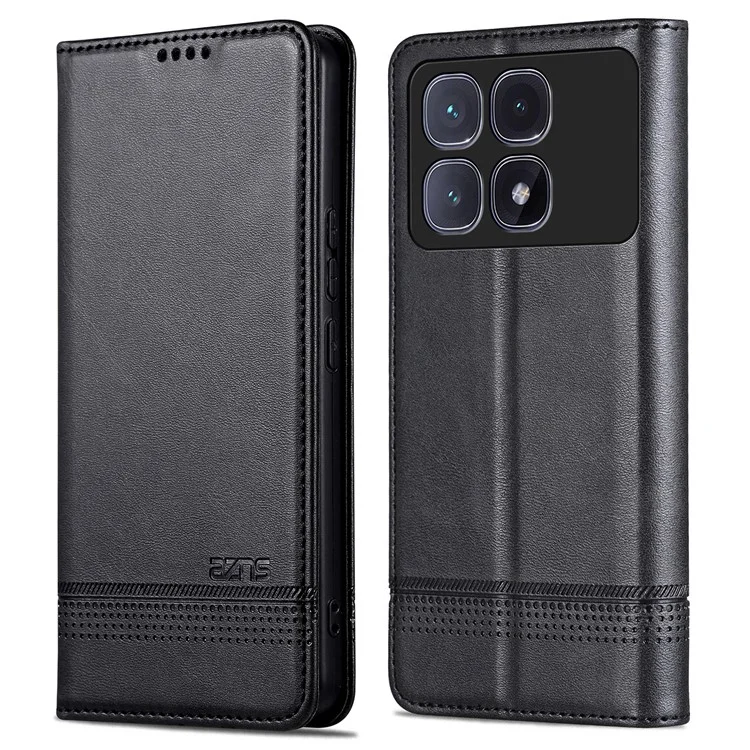 Azns For Xiaomi Redmi K70 Ultra Case Texture Texture pu - Черный