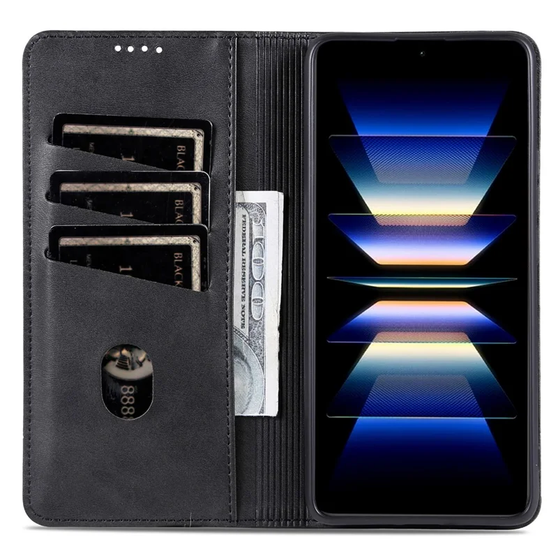 Azns For Xiaomi Redmi K70 Ultra Case Texture Texture pu - Черный